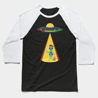 'Hippie Alien Peace Sign' Awesome 70s Vintage Baseball T-Shirt